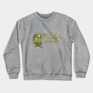 Pizza in Banana Crewneck Sweatshirt